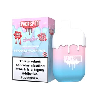 PackSpod EinwegVape 20mg - 600 Miami Haze/Watermelon Freeze (1 Stk)