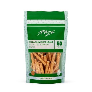 Purize Aktivkohlefilter Xtra Slim SIZE LONG 6mm - Spy (50...