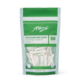 Purize Aktivkohlefilter Xtra Slim SIZE LONG 6mm - white...