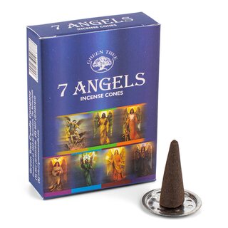R�ucherkegel - Green Tree - 7 Angels (12 x 10 Stk.)