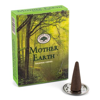R�ucherkegel - Green Tree - Mother Earth (12 x 10 Stk.)