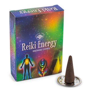 R�ucherkegel - Green Tree - Reiki Energy (12 x 10 Stk.)
