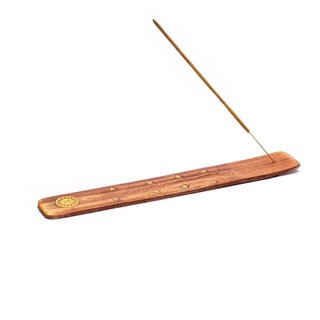 R�ucherst�bchenhalter - Holz - Sonne (1 Stk.)