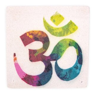 R�ucherst�bchenhalter - Sandstein viereckig - OM (1 Stk.)