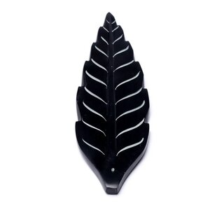 R�ucherst�bchenhalter - Speckstein - Blatt breit (1 Stk.)