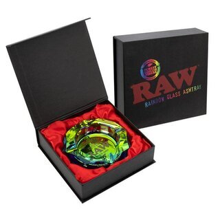 Raw Aschenbecher Kristallglas 11.5cm - Rainbow (1 Stk)