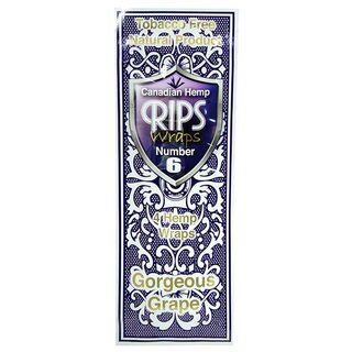 RIPS - Canadian Hemp Wraps - Number 6 - Gorgeous Grape -...