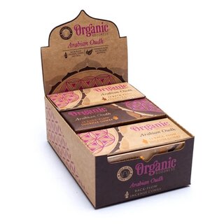 R�ckfluss R�ucherkegel - Organic Goodness - Arabisches Oudh (6 x 12 Stk.)