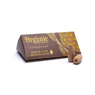 OrganicGoodness R�ckflussKegel - Sandelholz (6 x 12Stk)