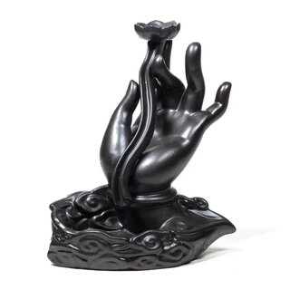 R�ckflussR�ucherSchale - Lotus Hand (1 Stk)