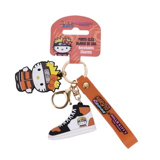 Hello Kitty x Naruto Shippuden - Schl�sselanh�nger - Rot/Schwarz (1 x 24Stk)