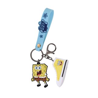 SpongeBob Schl�sselanh�nger - Rot/Schwarz (1 x 24Stk)