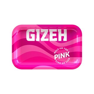 GIZEH RollingTray 27.5cm x 17.5cm - Pink (1 Stk)