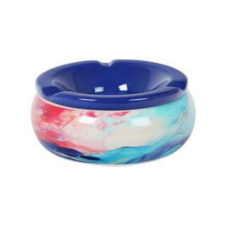 Windaschenbecher Keramik 15cm - Marble (1 x 6Stk)