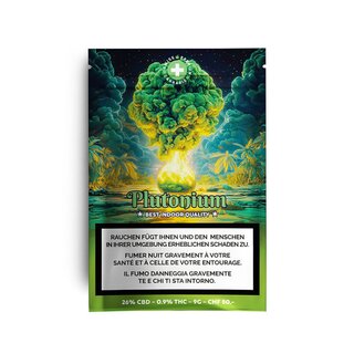 HighLevelGenetics Indoor Bl�ten - Plutonium (CHF50.00/9g)
