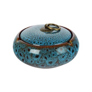 Aschenbecher Keramik 11cm - Oriental Assortiert (1 Stk)