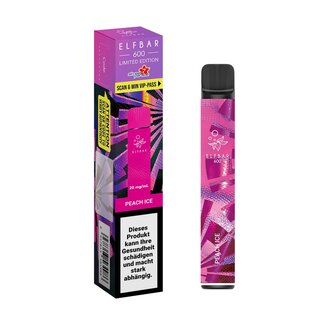 ElfBar EinwegVape 20mg - 600 STP Peach Ice (1 Stk)
