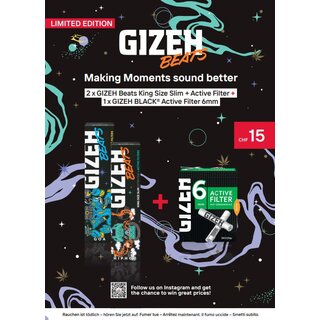 GIZEH Beats Poster A4