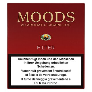 NP1205 Dannemann Cigarillo - Moods Gold Filter (5 x 20Stk)