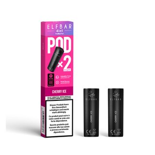 Elf Bar 4in1 Pod (2 x 2ml) Cherry ICE