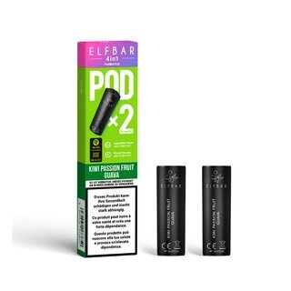 ElfBar VapePod - 4in1 Kiwi Passionfruit Guava (2 x 2ml)
