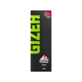 GIZEH SingleWindow Fine - Black (25 x 50Stk)