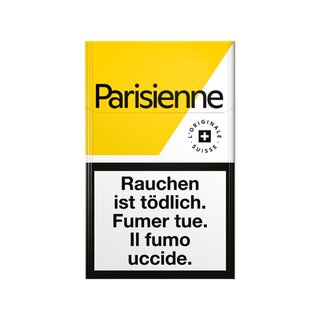 Parisienne Zigaretten Box - Jaune (10 x 20Stk)