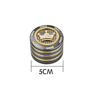 Grinder Alu 50mm - 4Parts Bling Bling Crown (1 Stk)