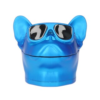 Grinder 4-teilig Hund mit Brille Blau