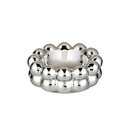 Angelo Aschenbecher Keramik 15cm - Silber (1 Stk)