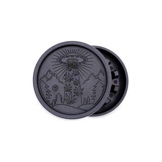 FireFlow Grinder Hemp 55mm - 2Parts 420 Alien (1 Stk)