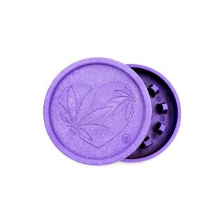 FireFlow Grinder Hemp 55mm - 2Parts 420 Heart (1 Stk)