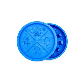 FireFlow Grinder Hemp 55mm - 2Parts 420 Logo (1 Stk)