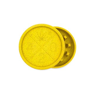 FireFlow Grinder Hemp 55mm - 2Parts 420 Logo (1 Stk)