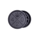 FireFlow - Hemp Grinder 5.5cm 2P - 420 Logo (1 Stk.)