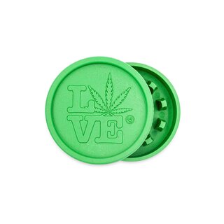 FireFlow Grinder Hemp 55mm - 2Parts 420 Love (1 Stk)