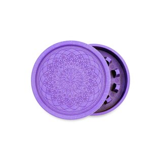 FireFlow Grinder Hemp 55mm - 2Parts Leaf Pattern (1 Stk)