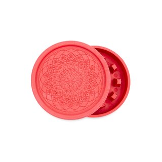 FireFlow - Hemp Grinder 5.5cm 2P - Leaf Pattern (1 Stk.)