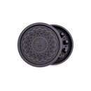 FireFlow - Hemp Grinder 5.5cm 2P - Leaf Pattern (1 Stk.)