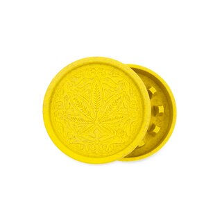 FireFlow Grinder Hemp 55mm - 2Parts Trance Leaf (1 Stk)