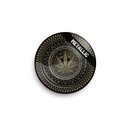 FireFlow - Metal Ashtray - Leaves 38 3/4  metallic - 14cm...