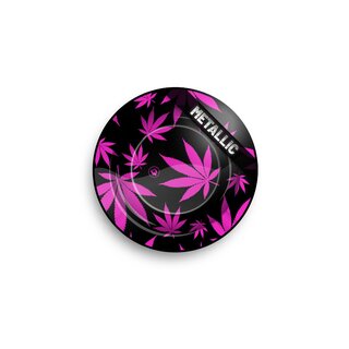 FireFlow - Metal Ashtray - Leaves Pink metallic - 14cm (1...