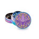 FireFlow - Metal Grinder 4cm 3P - Icy - Trance Leaf (1 Stk.)