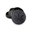 FireFlow Grinder Metal 50mm - 4Parts Black Leaves 36 (1 Stk)