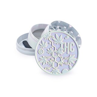 FireFlow Grinder Metal 50mm - 4Parts Icy Pearl THC...