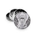 FireFlow - Metal Grinder 5cm 4P - Silver - 420 Girl (1 Stk.)