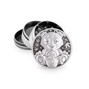 FireFlow Grinder Metal 50mm - 4Parts Silver 420 Teddy (1...