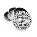 FireFlow Grinder Metal 50mm - 4Parts Silver Bad Bitches...