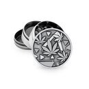 FireFlow - Metal Grinder 5cm 4P - Silver - Leaves 37 2/4...