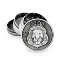 FireFlow - Metal Grinder 5cm 4P - Silver - Rasta Lion (1...